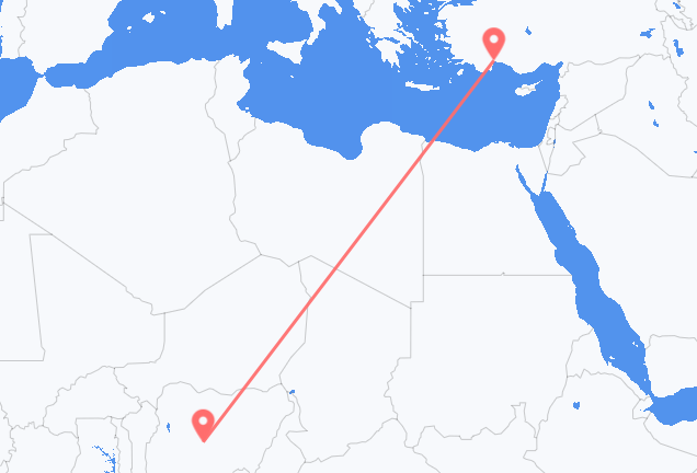Abuja to Antalya