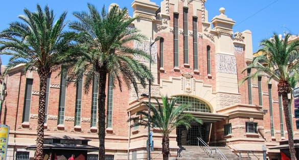 Photo of ALICANTE, SPAIN - August 18, 2019: Alicante Central Market Hall (Mercado Central, dating from 1912).