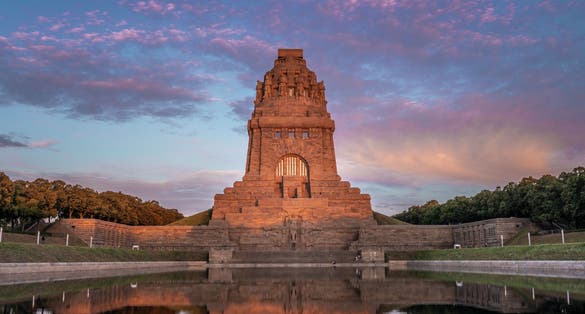 Photo of Leipzig monument to the battle of the nations.