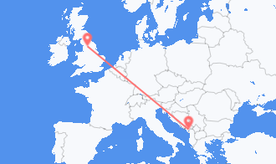 England to Montenegro