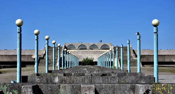Photo of Tallinna Linnahall in Talinn, Estonia.