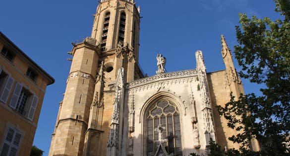 Photo of Aix-en-Provence in France .