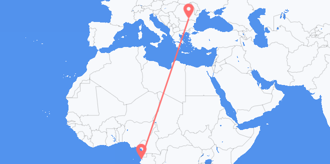 le Gabon pour la Roumanie