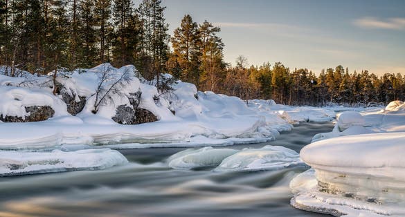 photo of Inari Saariselka Ivalo Lapland Finland.
