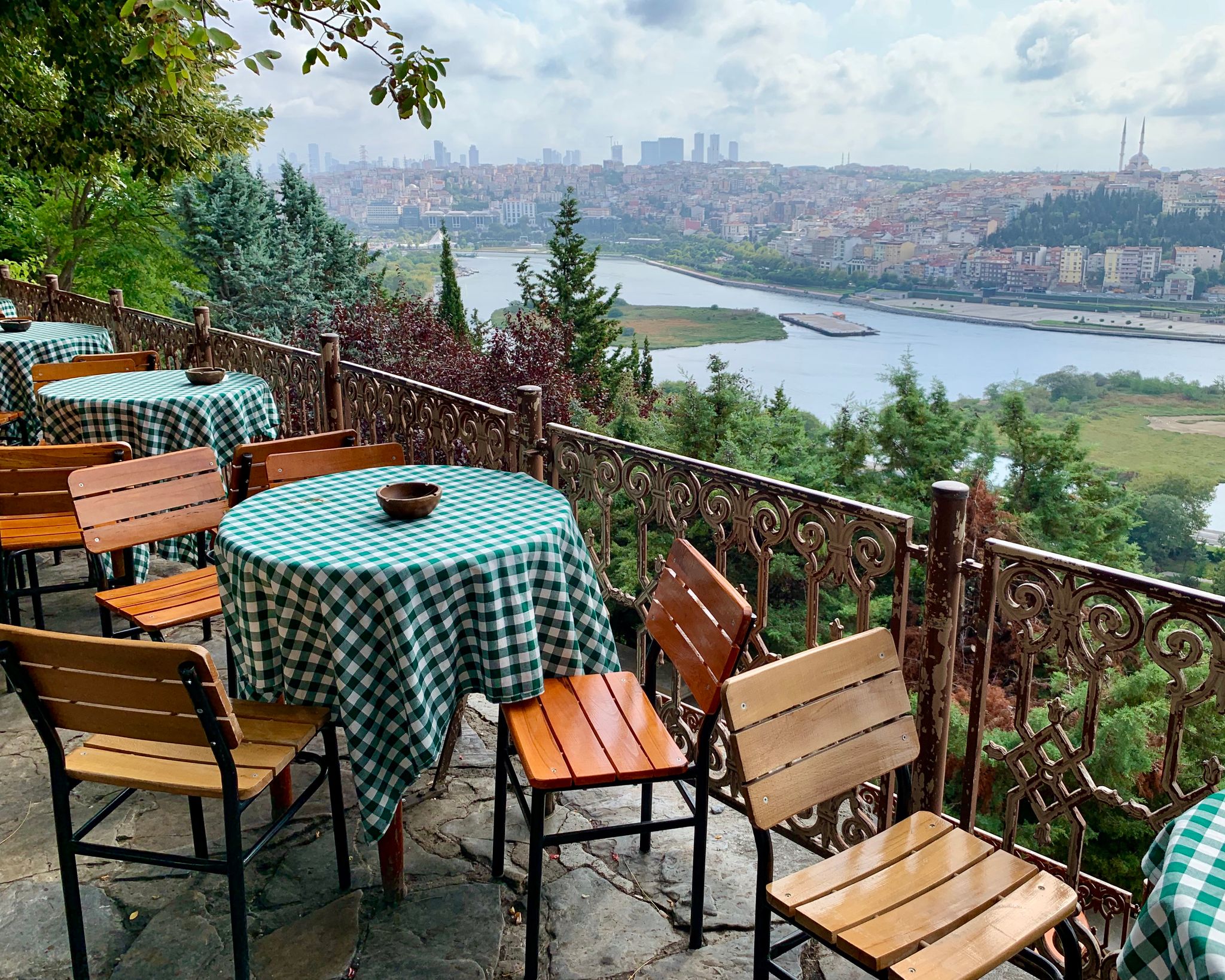 photo of Gold Horn from Pierre Loti’s Restaurant and Cafe, Eyup, Istanbul, Turkey.
