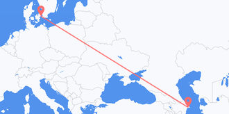 阿塞拜疆 目的地 丹麦