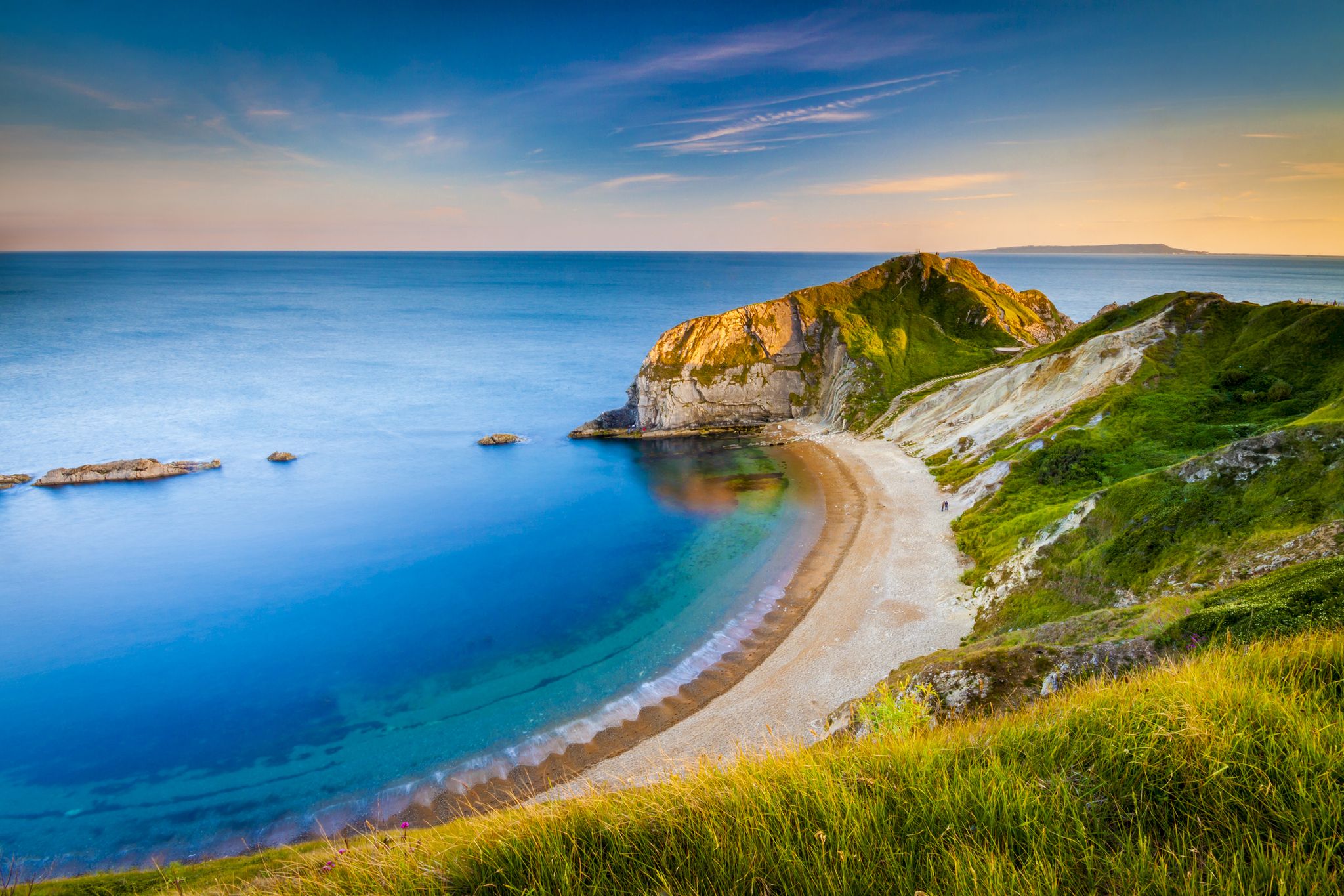 Photo of geologically important and stunningly beautiful Dorset coastline, Bournemouth.