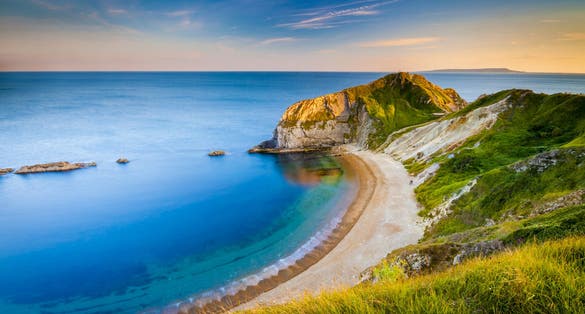 Photo of geologically important and stunningly beautiful Dorset coastline, Bournemouth.