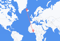 Cotonou à Reykjavik