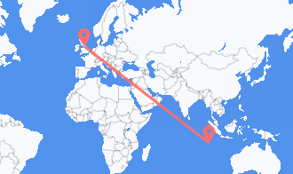 Cocos (Keeling) Islands to England