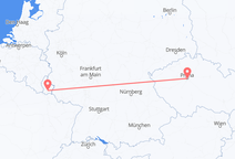 Prag nach Luxemburg