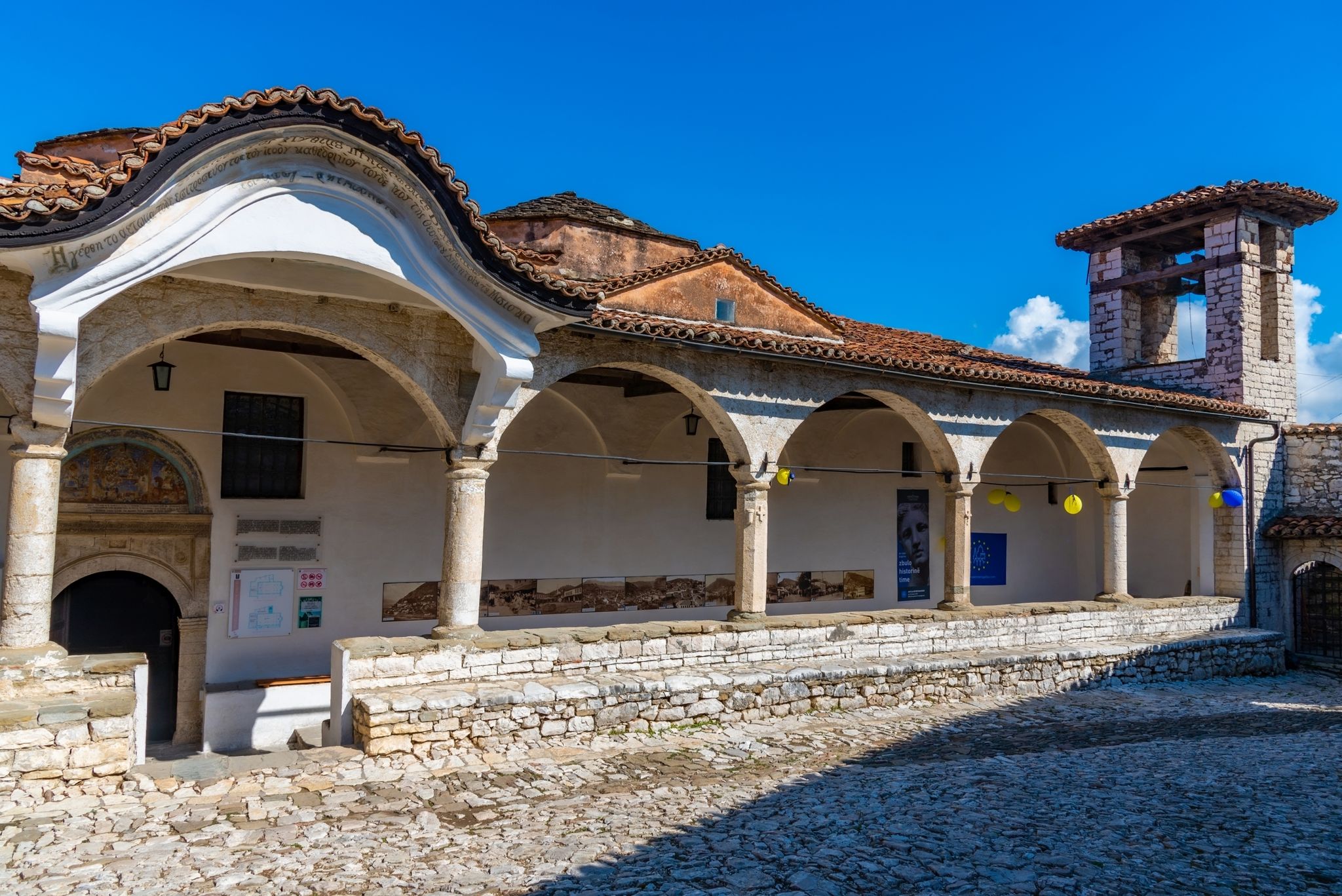 National Iconographic Museum Onufri inside of Berat castle, Albania