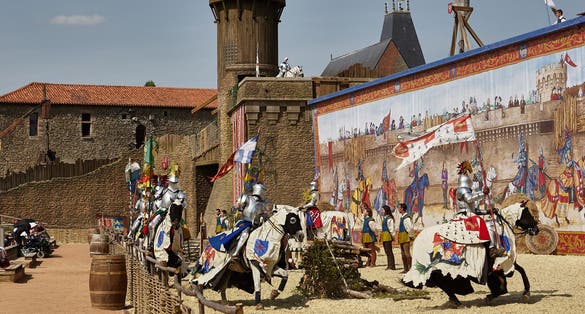 Photo of Puy du Fou Theme Park, at a performance and historical reenactment in the famous theme park, Les Epesses, France.