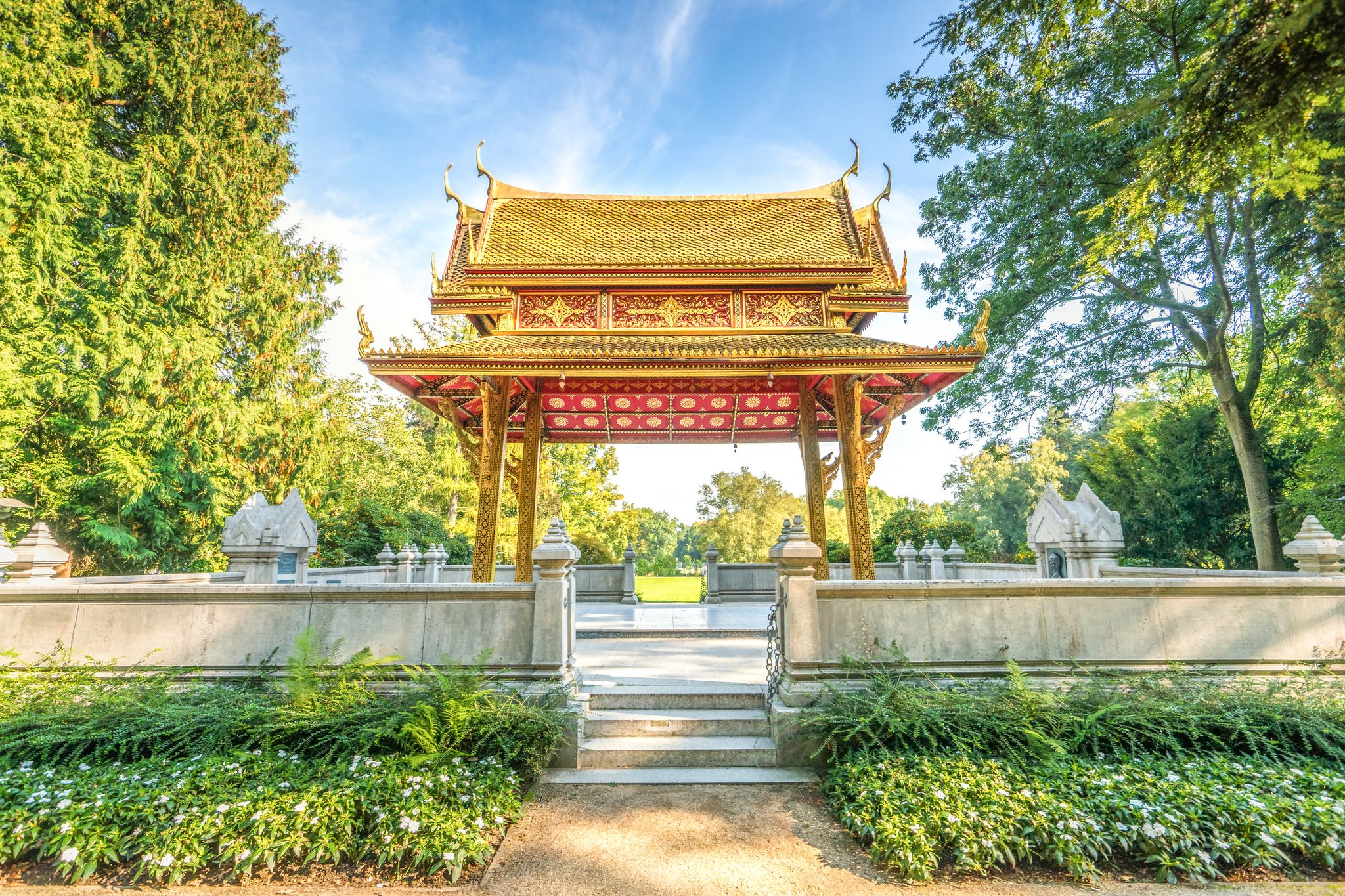 photo of view of Thai-Sala, temple, Bad Homburg vor der Hoehe.