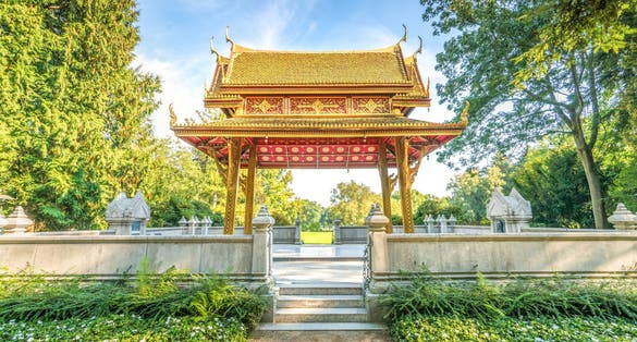 photo of view of Thai-Sala, temple, Bad Homburg vor der Hoehe.