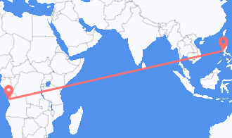 Luanda to Angeles