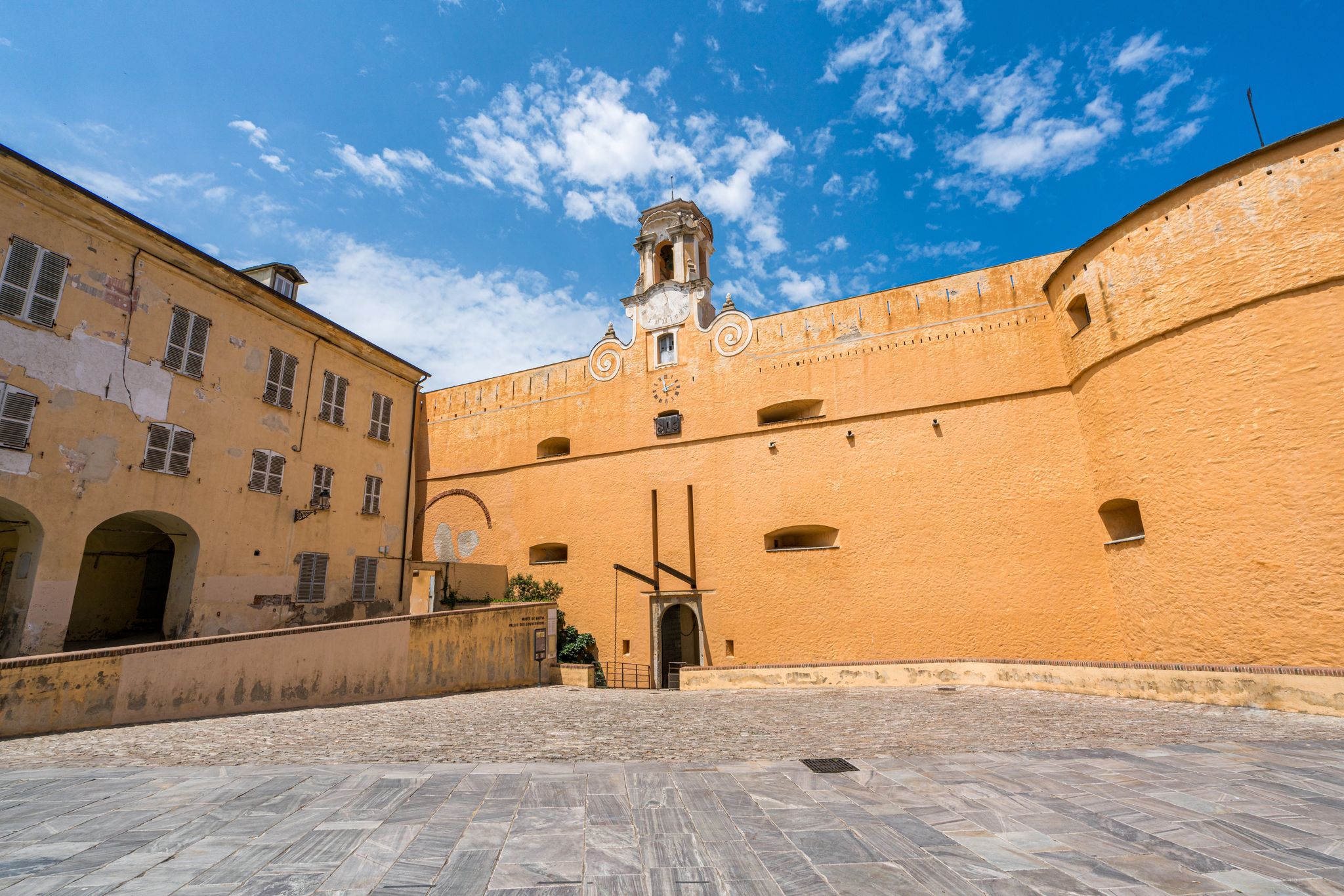 photo of The Governors Palace (Palazzu di i Guvernadori) in the citadel, Bastia, Corsica, France.