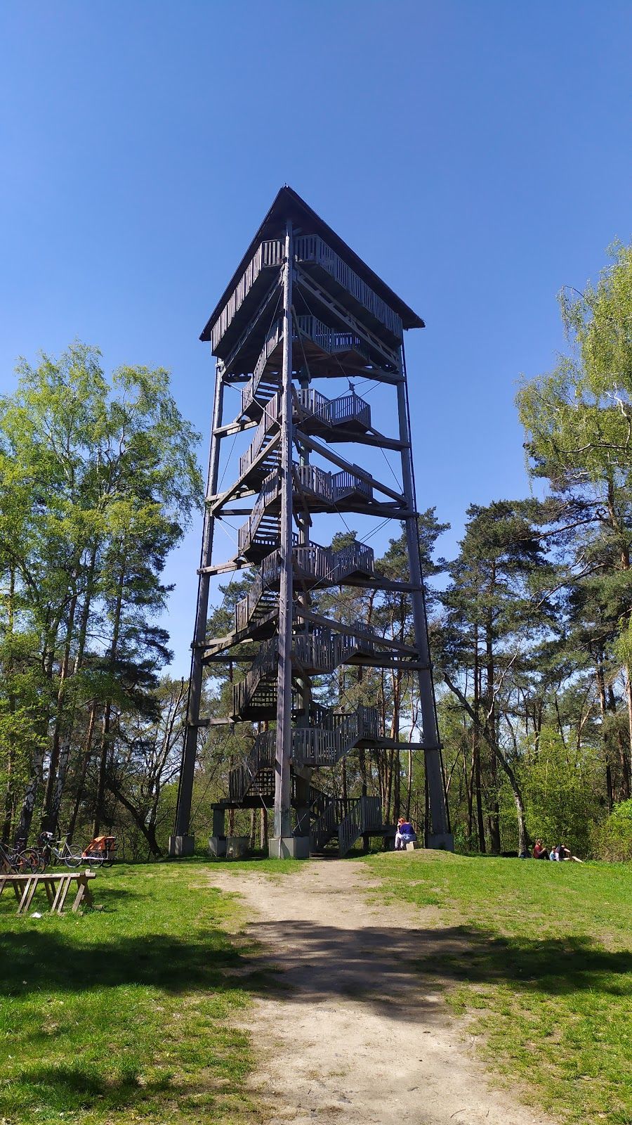 Lookout Tower on the Golden Mount, gmina Krzymów, Konin County, Greater Poland Voivodeship, Poland