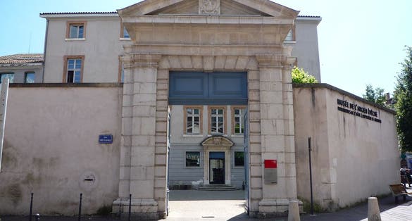 The Ancien Evêché Museum entrance