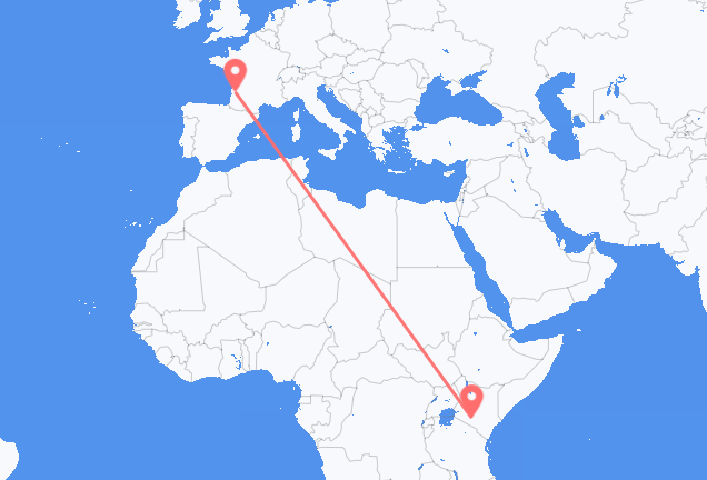 Nairobi to Bordeaux