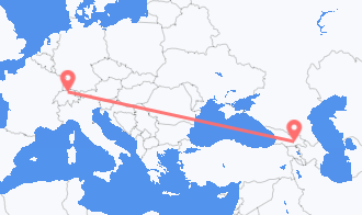 Zürich nach Tiflis