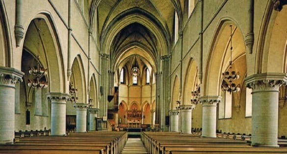 photo of interior of Olaus Petri Church in Örebro, Sweden.