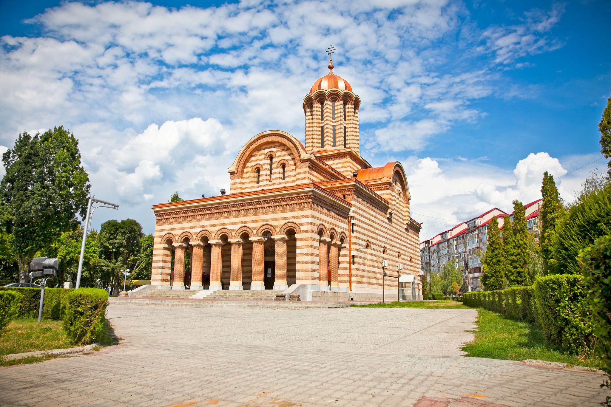 Metropolitan Church in Targoviste, (Tirgoviste), Romania.