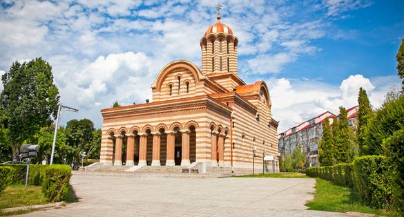 Metropolitan Church in Targoviste, (Tirgoviste), Romania.
