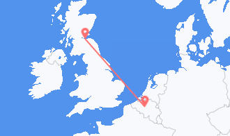 Шотландия в Бельгию