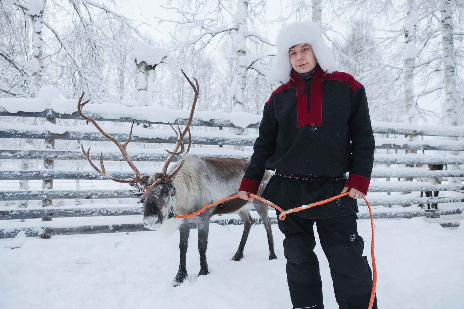 Rovaniemi: Husky & Reindeer Experience with Snowmobile Ride