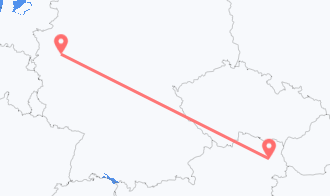 Train tickets from Vienna to Remscheid