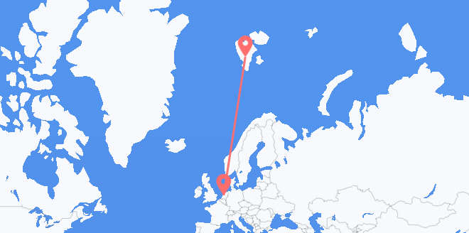 スバールバル諸島とヤンマイエン島 オランダへ