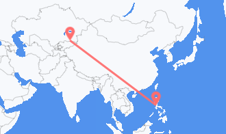 Almaty to Manila