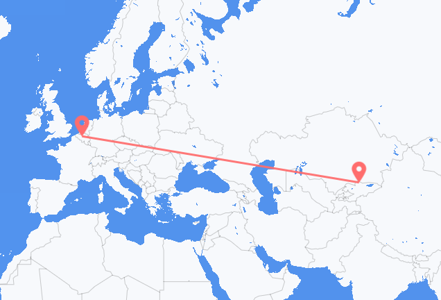 ビシュケク ブリュッセルへ