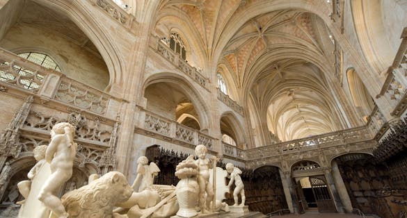 Bourg-en-Bresse (Ain, Rhone,-Alpes, France) - Ancient church of Brou: choir