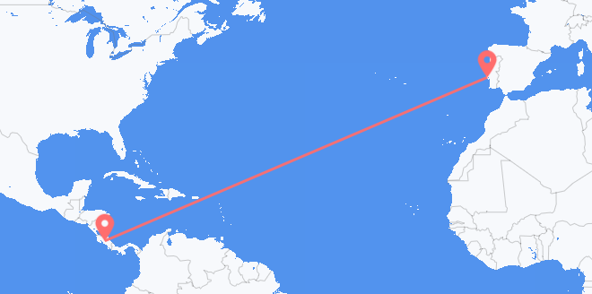 Costa Rica to Portugal