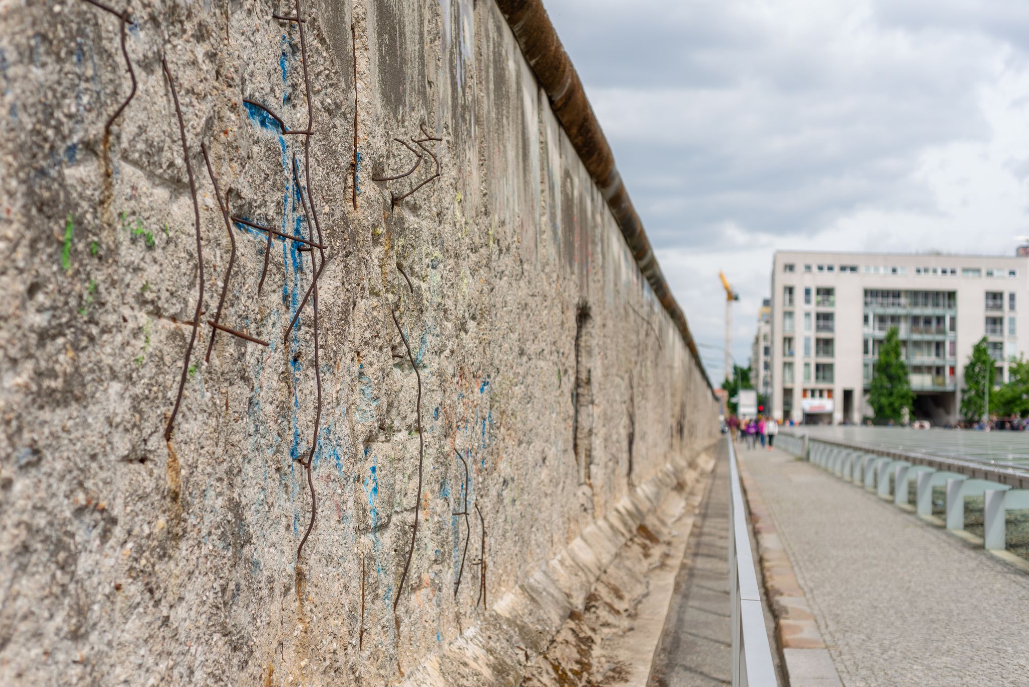 The Topography of Terror, an open air museum showing the documentation of the SS and Third Reich on the former building of the SS Reich Main Security Office on Niederkirchnerstrasse.
