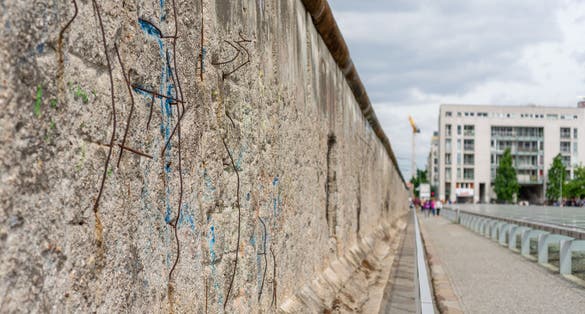 The Topography of Terror, an open air museum showing the documentation of the SS and Third Reich on the former building of the SS Reich Main Security Office on Niederkirchnerstrasse.