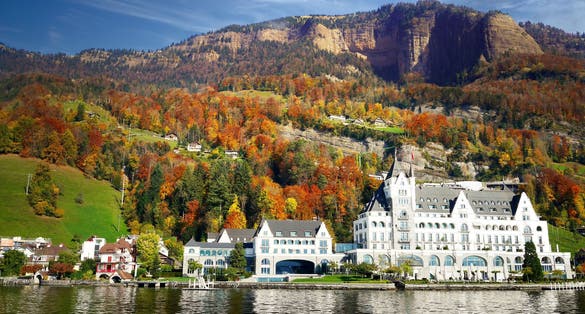 photo of view of Lucerne, Switzerland.