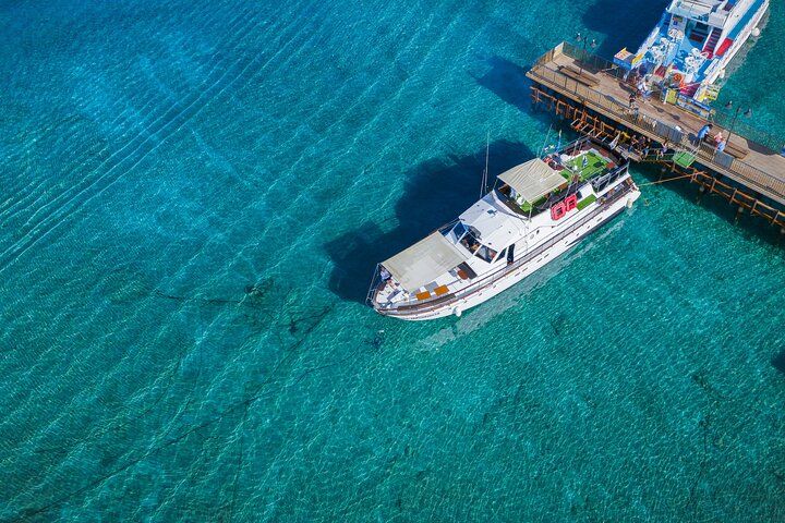 PROTARAS: ADULTS 16+ LUXURY YACHT - HUGE SLIDE BBQ & 1 drink 