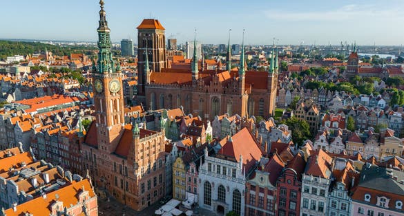 Photo of St. Mary's Street Gdansk ,Poland.
