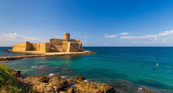 photo  of view of Castle in Isola di Capo Rizzuto, Province of Crotone, Calabria, Italy