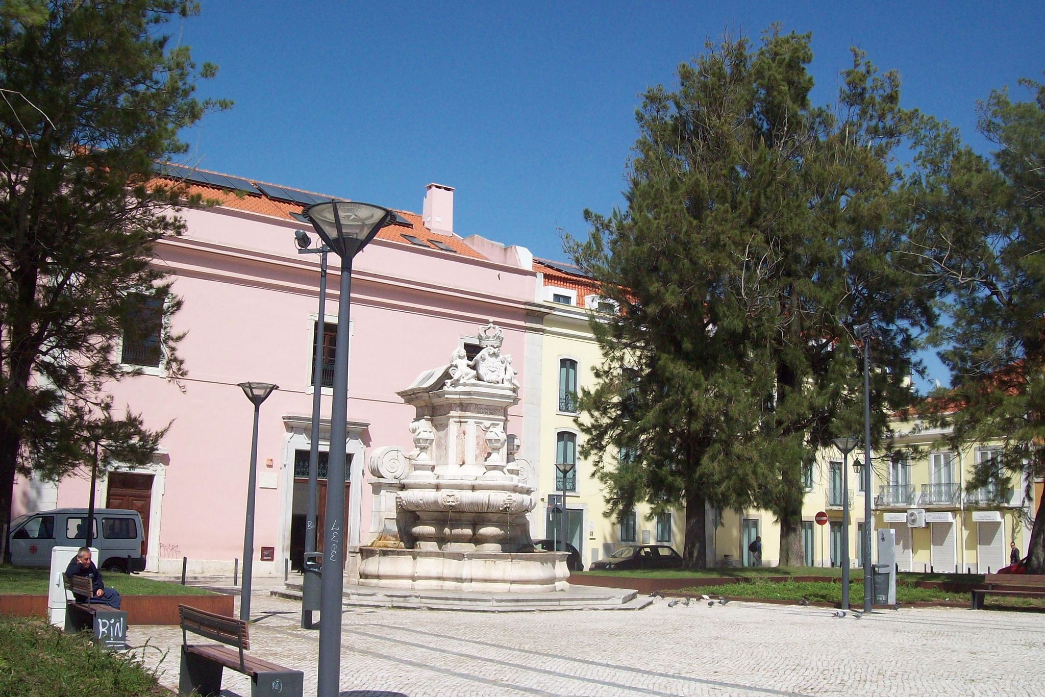Portugal,Praça Teófilo Braga - Setúbal.
