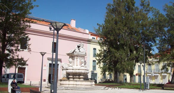 Portugal,Praça Teófilo Braga - Setúbal.