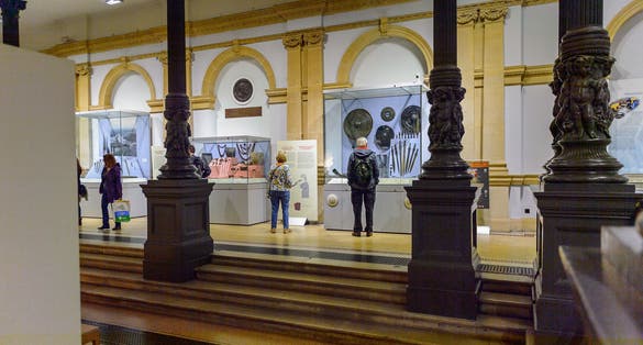 Photo of Interior of the National Museum of Ireland.