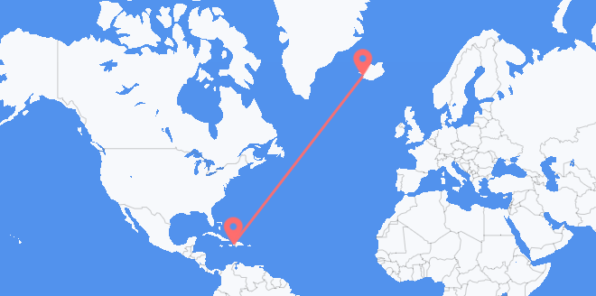 Haiti to Iceland