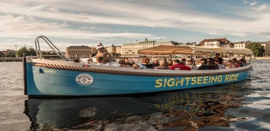 Stockholm: Guided City Sightseeing Open Electric Boat Tour