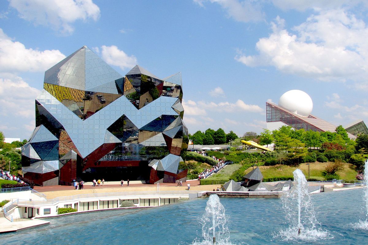 photo of Futuroscope at beautiful morning in Chasseneuil-du-Poitou, France.
