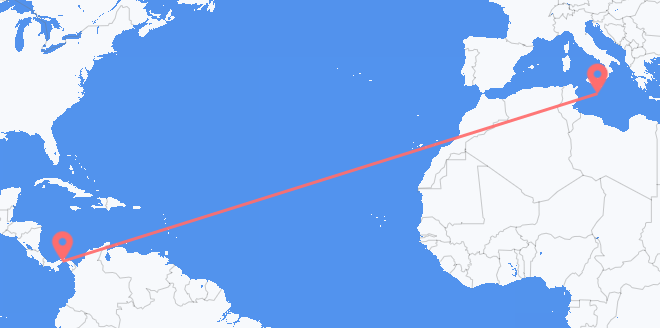 Panamá a Malta