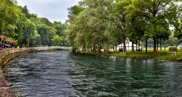 Photo of River Gave de Pau in Lourdes, France.